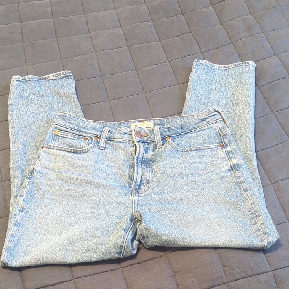 Madewell Light Blue Straight Leg Jeans